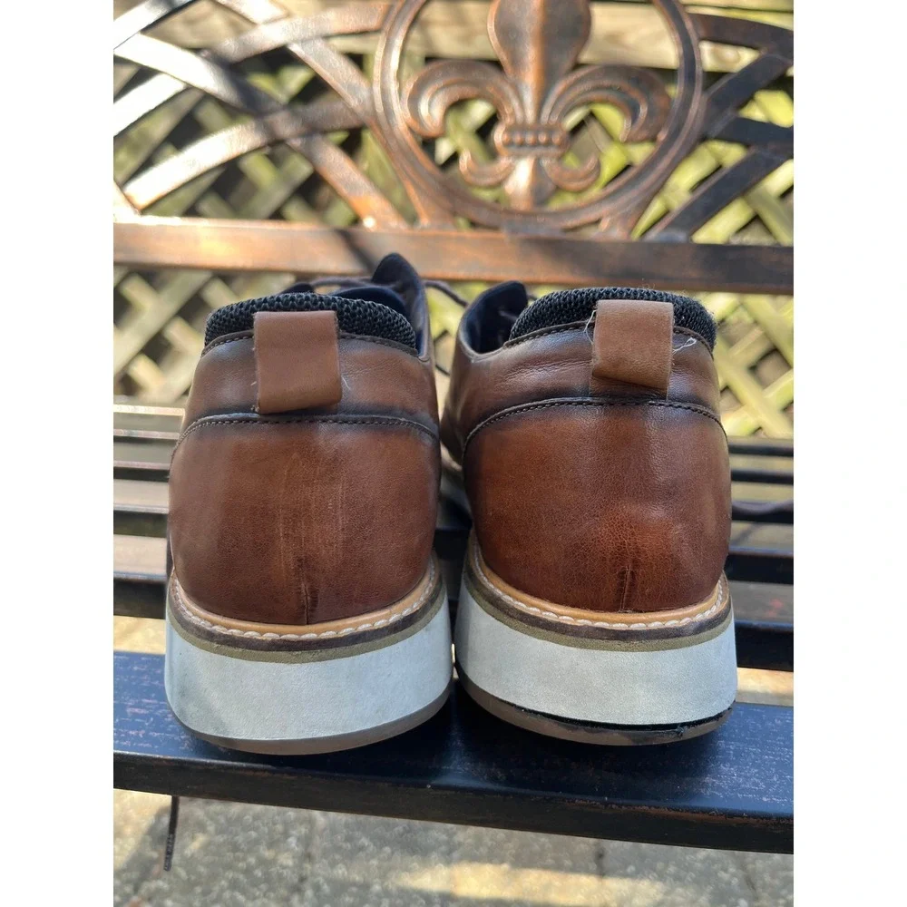 Cole Haan Mens‎ Leather Dress Shoes, Lace Up Oxfords - Size 13M